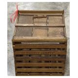 (AM)Owosso Wooden Produce Crate with
