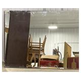 (AV)Hanging Wall Mirror in Wooden Frame