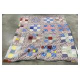 (AM)Handmade Patchwork Quilt Approx 75x68in