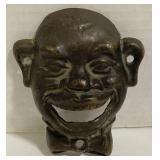 (AM)Vintage Black Americana Minstrel Man Brass