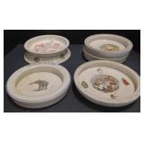 (M) Vintage Baby Plates. Largest Measuring