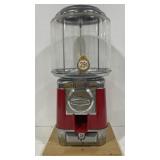 (H) Beaver Gum Ball Machine Appr 9x17.5 inches