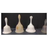 (M) Glass Bells including a Hand Made