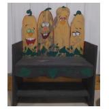 (AA) Decorative Wooden Outdoor Pumpkin Themed