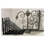 (H) Metal And Iron Shelf Support Brackets And