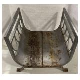 (H) Metal Firewood Rack Appr 15x16x11.5 in