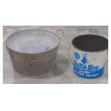 (M) Vintage Dutch Boy Latex House Paint Bucket