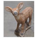 (P) Decorative Outdoor Concrete Deer Statue.