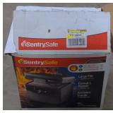 (P) Sentry Safe Large File Lock Box. Key not