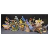 (P) Lot of Porcelain Bird Figures. Tallest