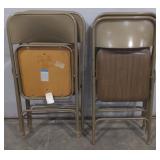 (CI) Samsonite Folding Metal Chairs. Model 3611.
