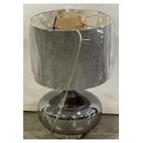 (FF) Chrome Like Table Lamp. 2ft Tall