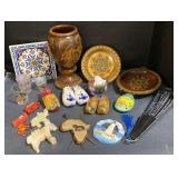 (P)Multicultural Souvenirs Including Wooden