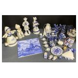 (P)Assorted Traditional Hollander Glass and