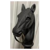 (P) Horse Head Hitching Post Approx 49in