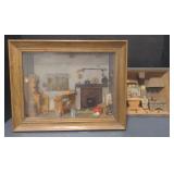 (M) Vintage Shadow Boxes. Measures