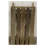 (I)Decorative Wooden Sled Approx 38x21x7in