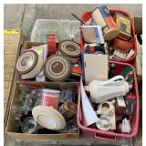 (M) Pallet Of Glassware, Creamer China, & More.