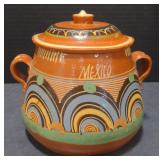 (AM) Vintage Mexican Pottery Redware Pot w/