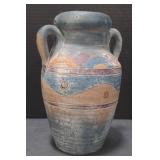 (AM) Primitive Clay Vase. Measures Approximately