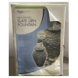 (AM) Mini Stacked Slate Urn Fountain (Condition