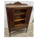 (BJ) Antique Solid Wood Chinca Cabinet  5x4.5ft