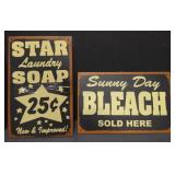 (AA) Thin Metal Sunny Day Bleach And Laundry Soap