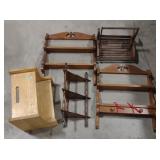 (M) Lot of Wooden Pieces incl. Step Stool (approx
