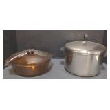 (AA) Farberware Stainless Steel 4 QT. Pot and an