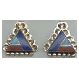 (XX) Designer Teme Sterling Lapis/ Turquoise