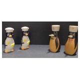 (M) Vintage Penguin Salt and Pepper Shakers.