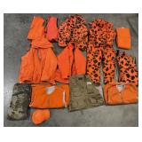 (BO) Safety Orange Hunting Jackets, Vests, Pants,