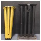 (M) Antique Candle Stick Molds. Tallest Measures