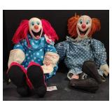 (M) Aurora & Mattel Bozo the Clown Dolls (approx
