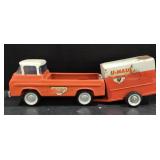 (M) Vtg. Nylint U-Haul Metal Truck  & Trailer