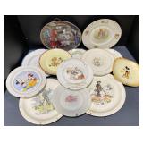 (M) Vintage Collectors Plates Including Hopalong