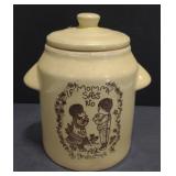 (M) Vintage  If Mommy Says No Ask Grandma Pottery
