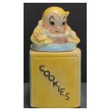 (M) Vintage Jack in the Box Pottery Cookie Jar.