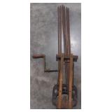 (M) Vintage Collapsible Clothes Rack. Measuring