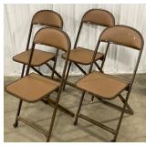 (H)Assorted Metal and Wood Folding Chairs