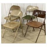 (H)Assorted Metal Folding Chairs Approx