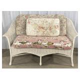 (H)Outdoor Patio Wicker Sofa with Assorted