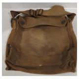 (AM)  World War 1 gas mask bag from 1917.