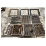 (AM)Vintage Iron Heating Vent Grates Approx