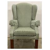 (X) Wood Framed Checkered Cushion Children