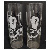 (M) Black Americana Glasses (approx 7") *Bidding