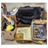 (AM) Pallet Of A Broken Flair Gun, Travel Bags, &