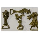 (AM)Vintage Novelty Horses, Lion and Armadillo