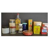 (H) Lot w/ Avon Mug Decanter, Watkins Cannelle,