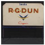 (M) Vintage R.G.Dun Cigars Sign. Measuring
